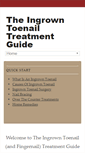 Mobile Screenshot of ingrowntoenailtreatments.com